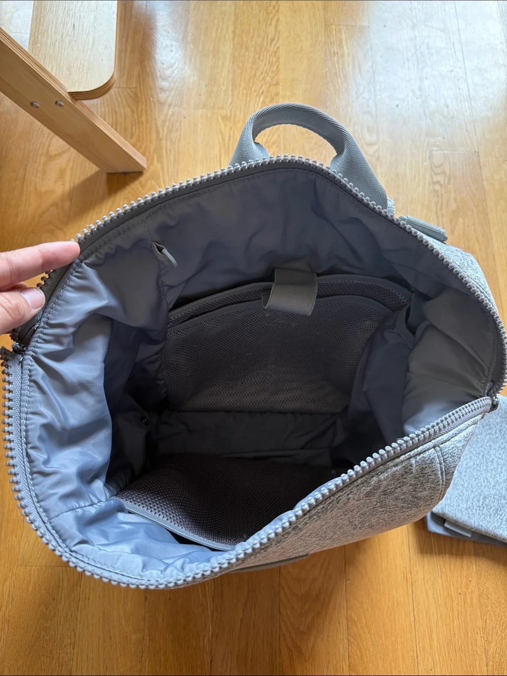 Dagne Dover Light Grey Diaper Backpack